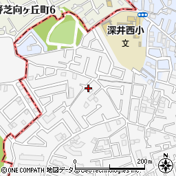 大阪府堺市中区深井中町915-3周辺の地図