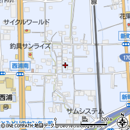 大阪府羽曳野市西浦1368周辺の地図