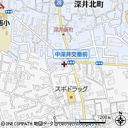 大阪府堺市中区深井北町762-11周辺の地図