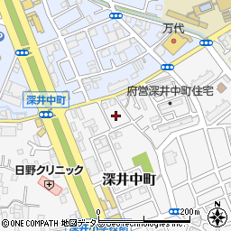 大阪府堺市中区深井中町3200周辺の地図