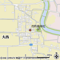 奈良県桜井市大西824周辺の地図