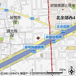 大阪府堺市東区日置荘原寺町425周辺の地図