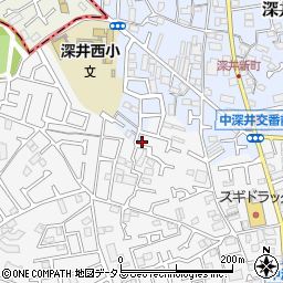 大阪府堺市中区深井北町962-11周辺の地図