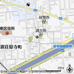 大阪府堺市東区日置荘原寺町564-2周辺の地図