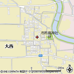 奈良県桜井市大西793周辺の地図