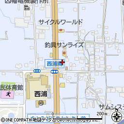 大阪府羽曳野市西浦1150-3周辺の地図
