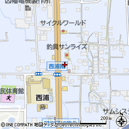 大阪府羽曳野市西浦1150-3周辺の地図