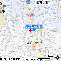 大阪府堺市中区深井北町762-10周辺の地図