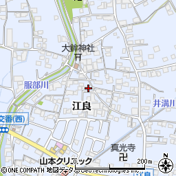 広島県福山市駅家町江良周辺の地図