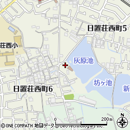 日置荘西町(池之浦)公園周辺の地図