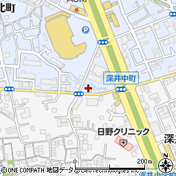 大阪府堺市中区深井北町690周辺の地図