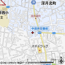 大阪府堺市中区深井北町762-26周辺の地図