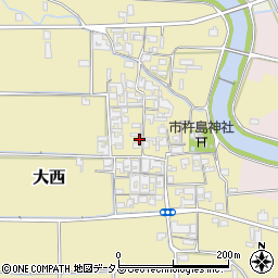 奈良県桜井市大西790周辺の地図
