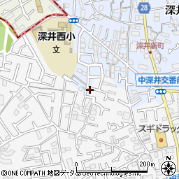 大阪府堺市中区深井北町962-46周辺の地図