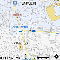 大阪府堺市中区深井北町753周辺の地図