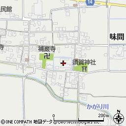 奈良県磯城郡田原本町味間805周辺の地図
