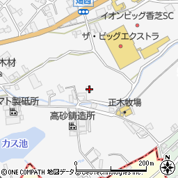 奈良県香芝市畑2丁目1556周辺の地図