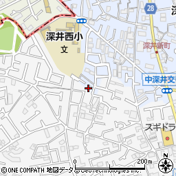 大阪府堺市中区深井北町970-2周辺の地図