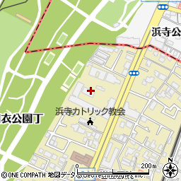 大阪府高石市羽衣2丁目周辺の地図