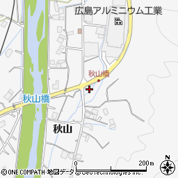 広島県広島市安佐北区白木町秋山855周辺の地図