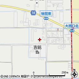 奈良県磯城郡田原本町味間354周辺の地図