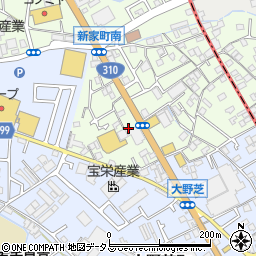 有限会社カートップ大阪周辺の地図