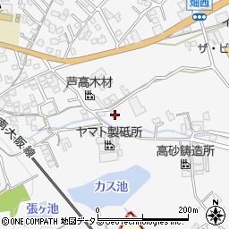 奈良県香芝市畑2丁目1597周辺の地図