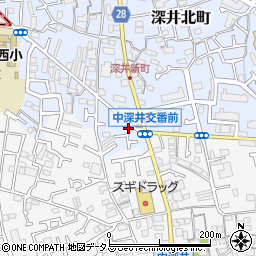 大阪府堺市中区深井北町762-34周辺の地図