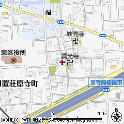 大阪府堺市東区日置荘原寺町565周辺の地図