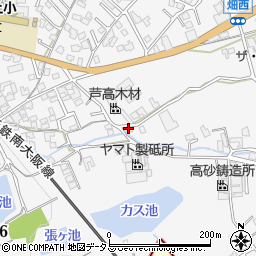 奈良県香芝市畑2丁目1599周辺の地図