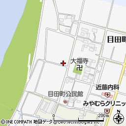 三重県松阪市目田町周辺の地図
