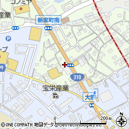 ユーポス堺　大野芝店周辺の地図