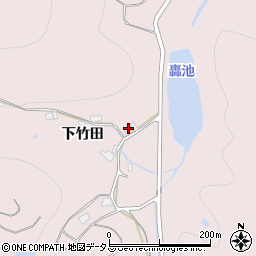 広島県福山市神辺町下竹田1661周辺の地図