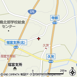 広島県東広島市福富町久芳3782-2周辺の地図