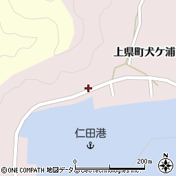 長崎県対馬市上県町犬ケ浦ニ周辺の地図