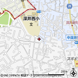 大阪府堺市中区深井北町970-17周辺の地図
