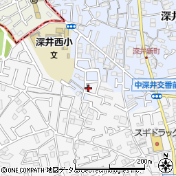 大阪府堺市中区深井北町962-41周辺の地図