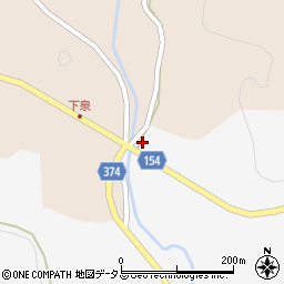 広島県三原市久井町和草998周辺の地図