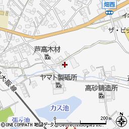 奈良県香芝市畑2丁目周辺の地図