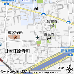 大阪府堺市東区日置荘原寺町213-1周辺の地図