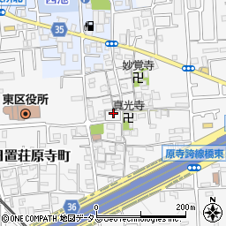 大阪府堺市東区日置荘原寺町565-10周辺の地図