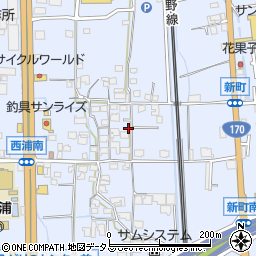 大阪府羽曳野市西浦1325-4周辺の地図