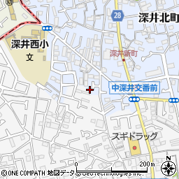 大阪府堺市中区深井北町955-9周辺の地図