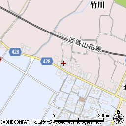 三重県多気郡明和町竹川469周辺の地図