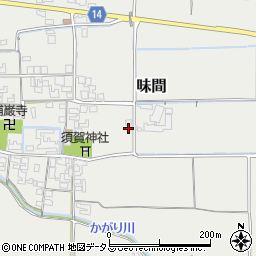 奈良県磯城郡田原本町味間386周辺の地図