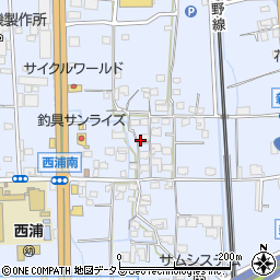 大阪府羽曳野市西浦1378周辺の地図