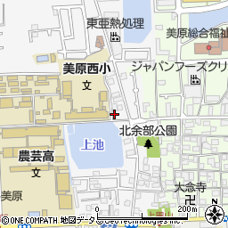 大阪府堺市美原区太井691-4周辺の地図