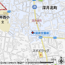 大阪府堺市中区深井北町765-10周辺の地図