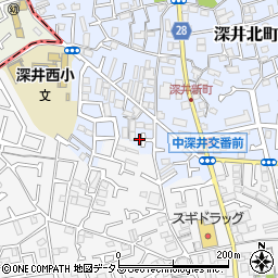 大阪府堺市中区深井北町955周辺の地図