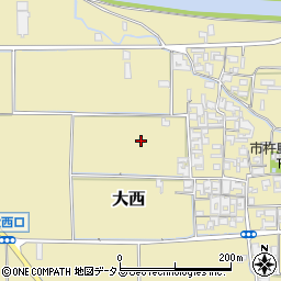 奈良県桜井市大西周辺の地図